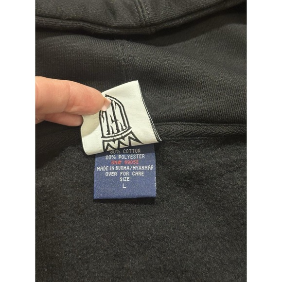 Vintage Y2K West Coast Choppers Black Hoodie‎ Size L - Picture 9 of 9